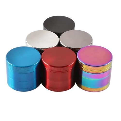 Spice Grinder Custom Aluminum Zinc Alloy Material Herb Grinder with Magnetic Closure