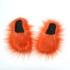 Wholesale women's Custimizable Fur Linned slippers Fashion Fur slippers