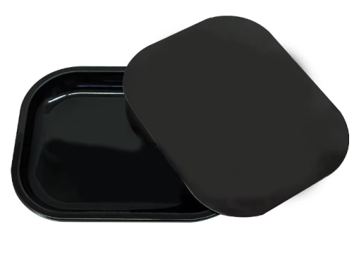 JUJI 2022 Newest Hot Sale Custom Tin Rollings Tray Tobacco Metal Smoking Tray with Magnetic Lid