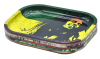JUJI 2022 Newest Hot Sale Custom Tin Rollings Tray Tobacco Metal Smoking Tray with Magnetic Lid