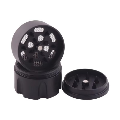 Custom Tin Wholesale Square Rainbow Gradient Aluminium Edelstahl Card Grinder