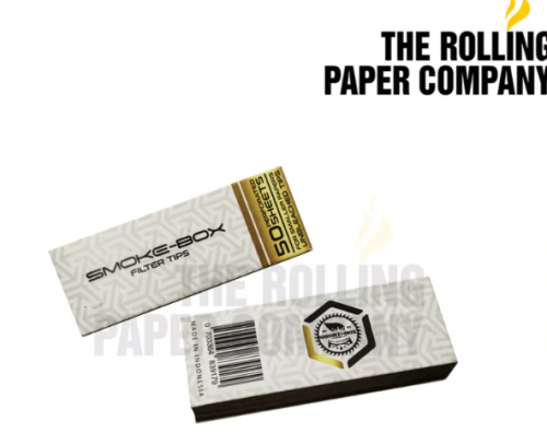 CUSTOM FILTER TIPS PAPER BROWN for SMOKING
