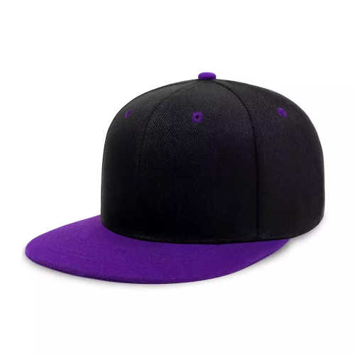 Custom Logo 3D Embroidery Print Flat Brim Hat Plain Blank 5 Panel Unstructured Snapback Caps Fitted Baseball Hat