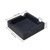 Travel Unbreakable Waterproof Square Silicone Cigar Ashtray for Patio Outdoor or Home Decor