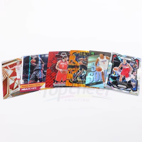 Wholesale Customizable Holographic Football Star Classic Series Collectible Sports Trading Cards Games