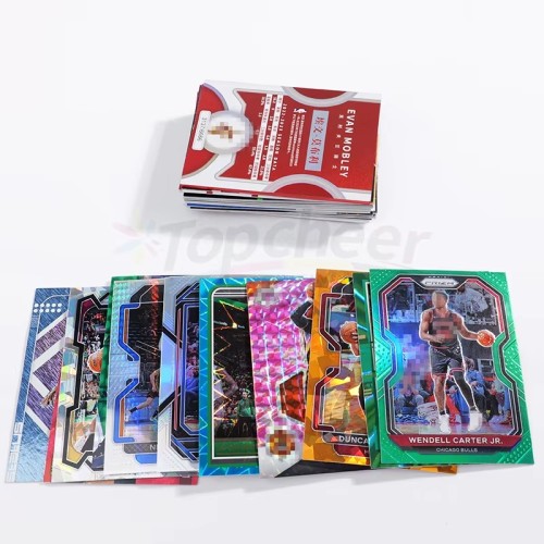 Wholesale Customizable Holographic Football Star Classic Series Collectible Sports Trading Cards Games