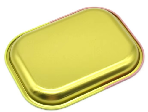 JUJI 2022 Newest Hot Sale Custom Tin Rollings Tray Tobacco Metal Smoking Tray with Magnetic Lid