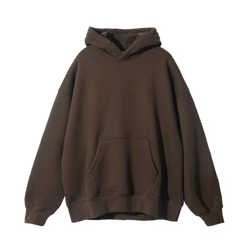 Manufacturer High Quality Clothing Custom Brand Printing Fleece Without String Hoodie
