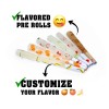 Custom FLAVORED Pre Rolled Cones Trapezoid Retail Format Packaging (3CT)