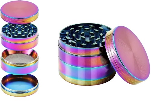 Metal Herbal Smoking 4 Layers Tobacco Herb Grinder