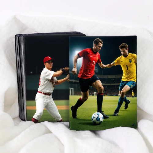 Wholesale World Soccerl Star Collection Soccers Player Cards High Quality Playing Paper Trading Card Soccer Cards Packs