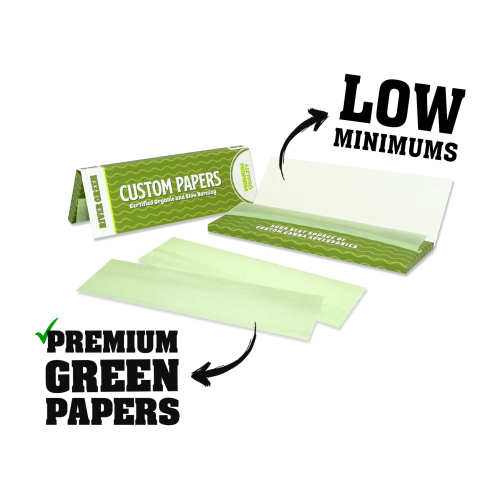 Custom River Green Rolling Paper