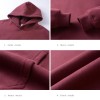 Heavy Polyester Cotton Thick Heavyweight Puff Print Hoodie Blank High Quality Hoodies