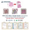 UV Printing Custom Luxury Waterproof Vinyl Logo Stickers with Clear Aesthetic Die Cut Label Sticker for Business