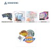 UV Printing Custom Luxury Waterproof Vinyl Logo Stickers with Clear Aesthetic Die Cut Label Sticker for Business