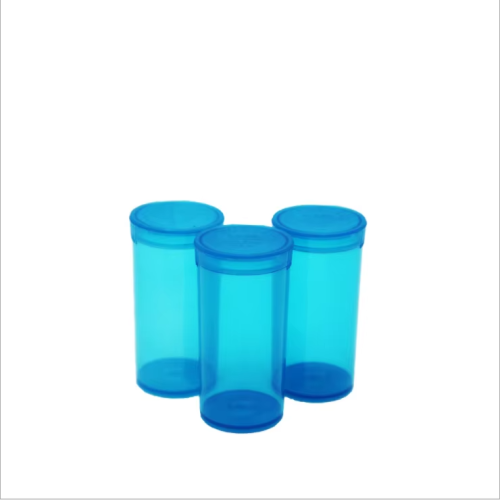 19DR Pop Top Tubes Bottle Vial Container Seal Lids Low MOQ 50g Capacity PP Material for Pill Use