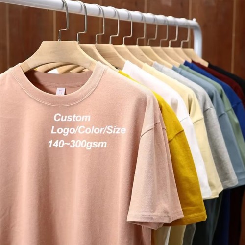 Plus Size First Class Quality Cotton Custom Logo Men Printing Custom T Shirt Printing Plain Oversized t Shirt