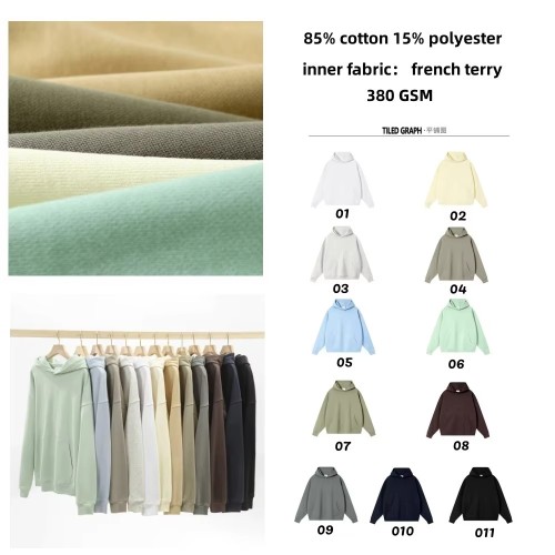 Factory Custom logo Blank Plain Hoodies Sweatshirts