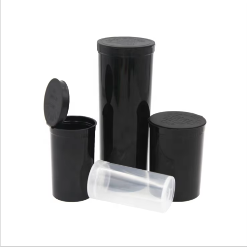 19DR Pop Top Tubes Bottle Vial Container Seal Lids Low MOQ 50g Capacity PP Material for Pill Use
