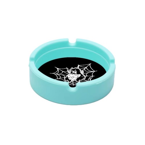 Rukioo Wholesale Custom Silicone Ashtray Smoking Accessories Cigar Ashtray Silicone Round Ashtray