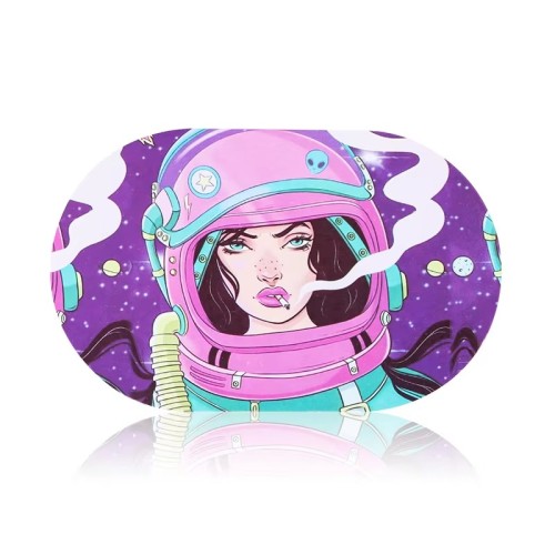 Newest Hot Sale Custom Tin Rolling Tray Tobacco Metal Rolling Tray with Magnetic Lid