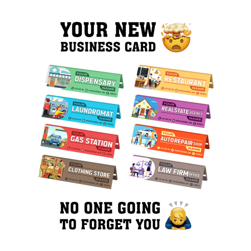 Custom Rolling Paper BUSINESS CARDS