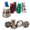 Wholesale 50mm Zinc Metal Manual Herb Grinder Custom Logo Dry Spice Grinder Smoking Accessories