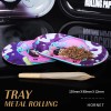 Newest Hot Sale Custom Tin Rolling Tray Tobacco Metal Rolling Tray with Magnetic Lid