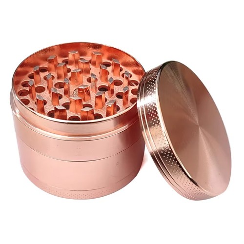 Wholesale 50mm Zinc Metal Manual Herb Grinder Custom Logo Dry Spice Grinder Smoking Accessories