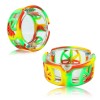 Wholesale New Design Glass Ashtray Silicone Ashtray Round Shape Glass Silicone Smoking Ashtray