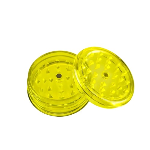 Manufacturer Custom LOGO Grinder Hard Plastic 2 Pieces Herb Grinder