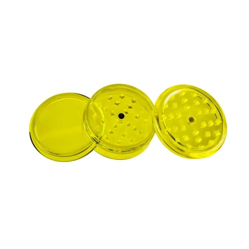 Manufacturer Custom LOGO Grinder Hard Plastic 2 Pieces Herb Grinder