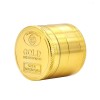 Custom Logo Metal Smoke 4 Layers Herb Grinder Wholesale Smoking Accessories Gold Tobacco Grinder