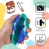 Modern Cute Silicone Ashtray with Customized Round Mold Portable Cigar Ashtray for Smoke Printed Logo