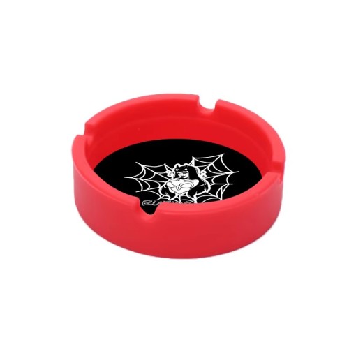 Rukioo Wholesale Custom Silicone Ashtray Smoking Accessories Cigar Ashtray Silicone Round Ashtray