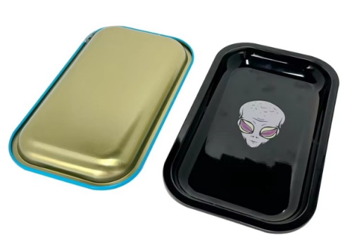 Custom Rolling Tray High Quality with Magnetic Lid Metal Tin Tray