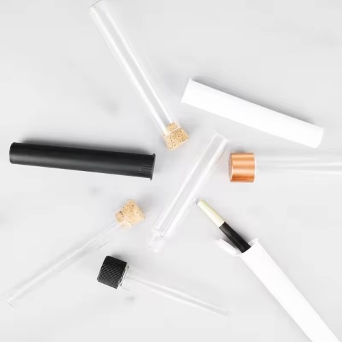 CR Test 116mm CR Plastic Packaging Pop Top Tubes Child Resistant Travel Holder Vial Containers for Pharmacy