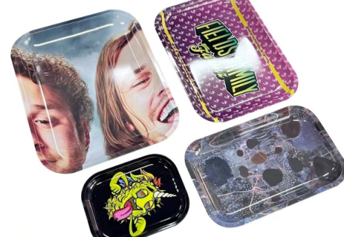 Custom Rolling Tray High Quality with Magnetic Lid Metal Tin Tray