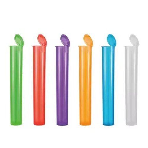 CR Test 116mm CR Plastic Packaging Pop Top Tubes Child Resistant Travel Holder Vial Containers for Pharmacy
