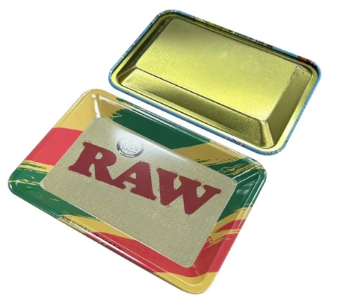 Custom Rolling Tray High Quality with Magnetic Lid Metal Tin Tray