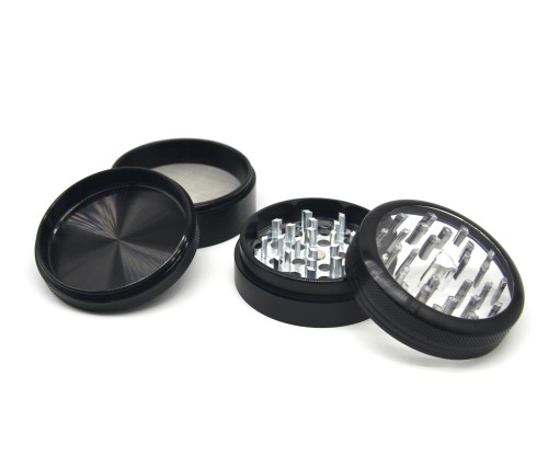 4 Layers Customized Logo Aluminium Alloy Herb Grinder Broyeur D'herbes Crusher Smoking Metal Grinders