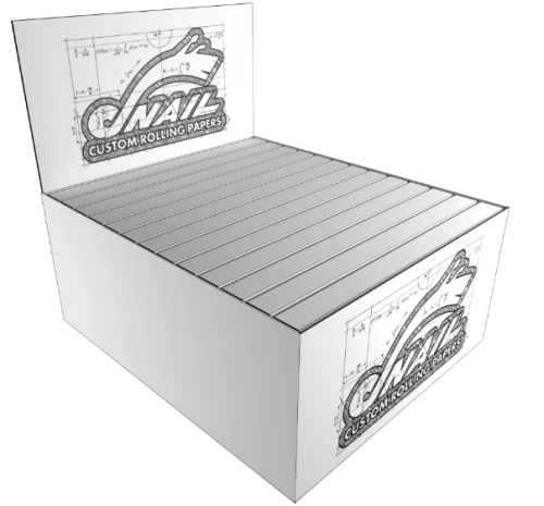 Custom Rolling Papers King Size Slim Sidelock + Tips