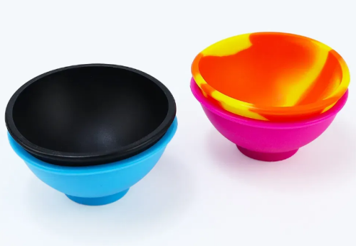 Dry Herb Smoking Accessories Silicone Rolling Bowl for Herb Wax Oil Smoke