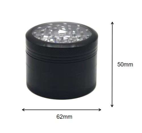 4 Layers Customized Logo Aluminium Alloy Herb Grinder Broyeur D'herbes Crusher Smoking Metal Grinders