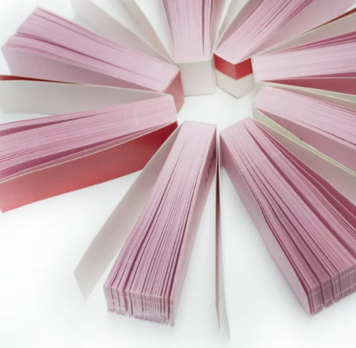 50 Disposable Kraft Paper Filter Tips for Smoking Simple Style Per Booklet