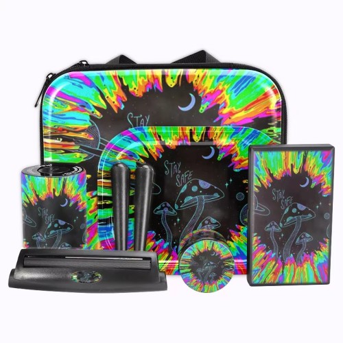 Premium Luxury Wholesale Portable Smoking Kit Custom Rolling Tray Set