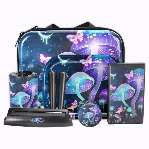 Premium Luxury Wholesale Portable Smoking Kit Custom Rolling Tray Set