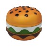  New Arrival Zinc Alloy Hamburger Grinder Wholesale Custom Logo Sharp Teeth Herb Grinders for Smoking