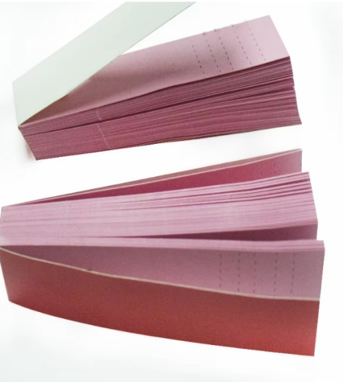 50 Disposable Kraft Paper Filter Tips for Smoking Simple Style Per Booklet