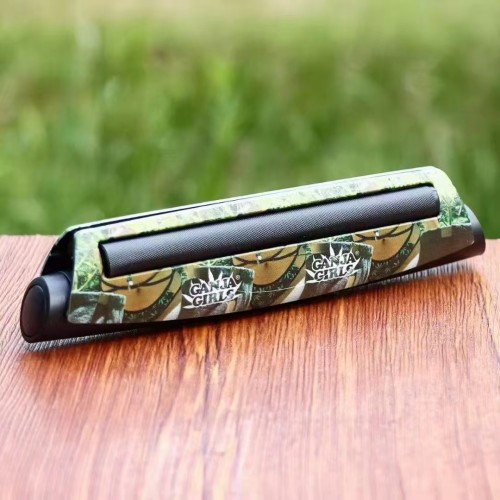 Custom logo 110mm Manual Tobacco Roller Plastic Cigarette Rolling Machine DIY Smoking Rolling Tools